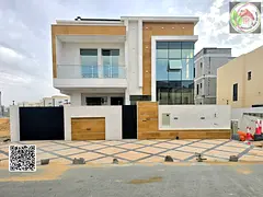 Villa for sale on a corner lot, turnkey delivery 🔑 including electricity, water, central air cond