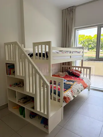Trio bunk bed and mattresses
