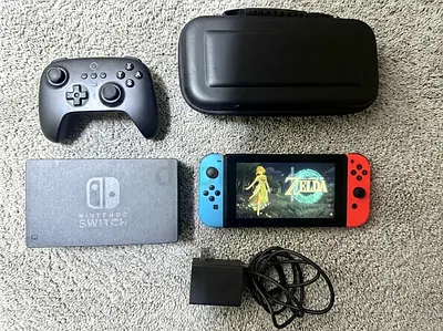 Modded Nintendo switch v2 extended batter For sale
