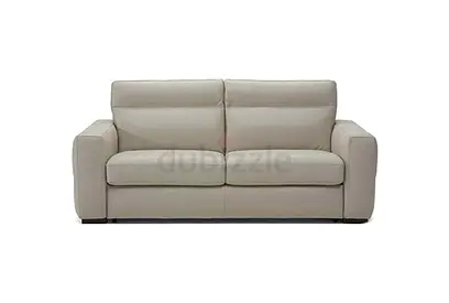 Original leather Natuzzi Italia pull out sofabed