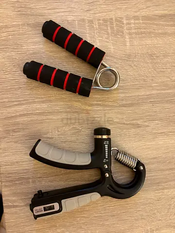 Hand Grip Strengthener Set — Adjustable Gripper + Foam Hand Exerciser