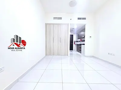 ( MONTHLY PAYMENTS )12 CHEQUES - SPACIOUS STUDIO WITH BALCONY AVAILABLE FOR FAMILY - RENT 36K - CAR PARKING + GYM FREE