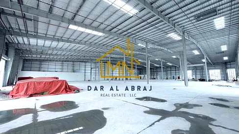 Brand New Corner Warehouse | 2 Side Road Access | 46,058 Sqft | 185 kW Power | Prime UAQ Location