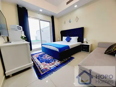 Most affordable Studio with Private Terrace in JVC | Fully Furnished