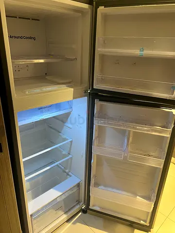 Large double-door refrigerator in good working condition