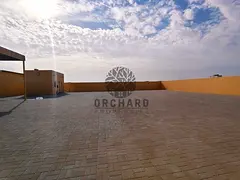 Prime location open yard facing main road, 11,000 sqft with full interlock. Rent AED 180K yearly.