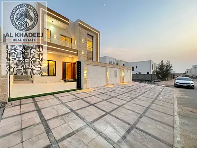 للبيع فيلا مودرن جديدة دورين تملك حر لجميع الجنسيات  عجمان منطقة الحليو2 على شارع محمد بن زايد