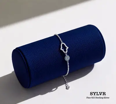 Blue Eye Bracelet (Nazar bracelet) 925 Sterling Silver