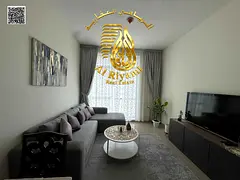 Furnished one-bedroom apartment with a sea view on Ajman Corniche, first occupancy.