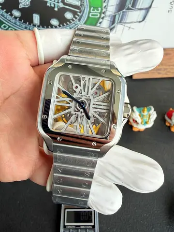 Cartier Santos L Skeleton 1:1