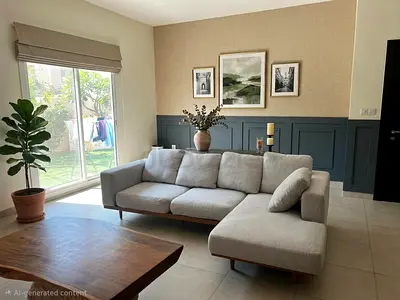 West Elm L Shape Original Sofa Beige Excellent Condition