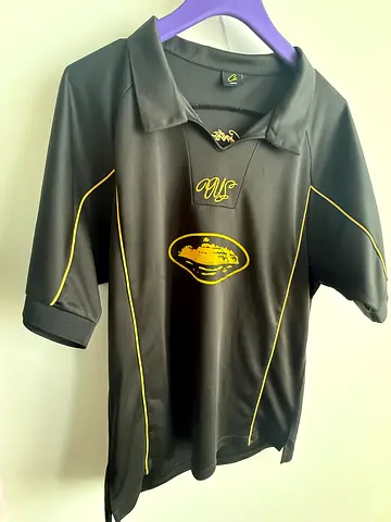Corteiz Football Jersey Black Yellow Size L