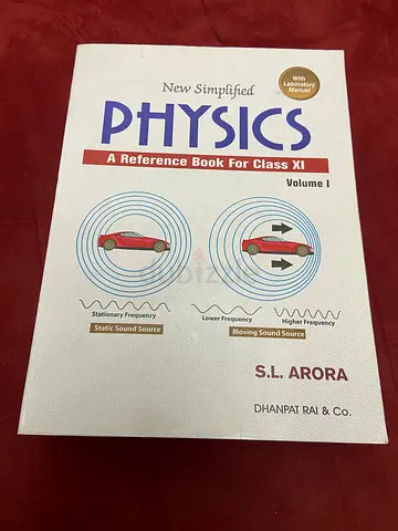 S.L.Arora  Grade-11 Physics Guide(Vol -1  Vol-2)