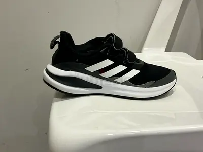Black Adidas kids sneaker with Velcro straps - single pair