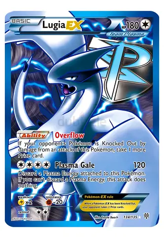 Pokémon Card Lugia EX