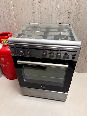 Stainless Steel Gas Range with Oven (used, good condition)