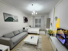 Luxurious and elegant fully furnished studio apartment with brand new, high-end furniture in a prime