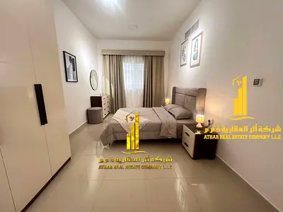 The most luxurious and elegant room and hall, fully furnished, with new VIP furniture, for monthly rent in Al-Jarf 2, next to Al-Aqsa School