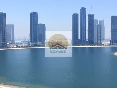Sea view | Chiller Ac free , Gym Pool & Parking | Luxury 3BHK | All Master BR| built in Wardrobes| Balcony| Maidroom| At Al Khan Corniche
