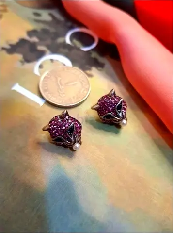 Designer Earrings. Worn Only Once. With All Inclusions. AED 790. Negotiable.