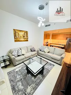 Sharjah, Al Mamzar, Maryam Island, one bedroom and living room, large area, ready for immediate occu