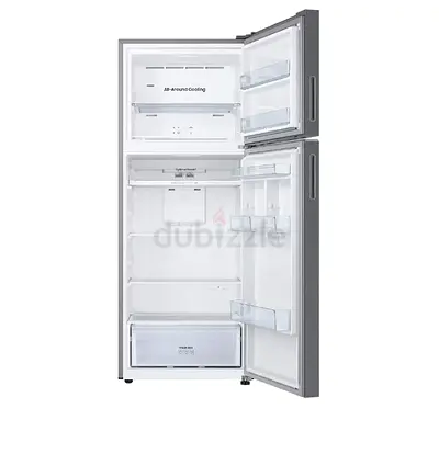 Samsung 2-Door Top Freezer Refrigerator - Gray, Good Working Condition