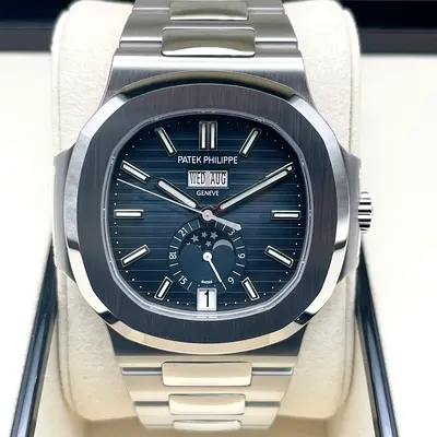 Patek Philippe Nautilus Stainless Steel Moonphase Automatic Watch