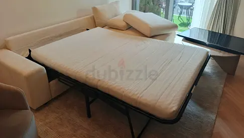 Like new condition IKEA vimle beige color sofa bed with storage
