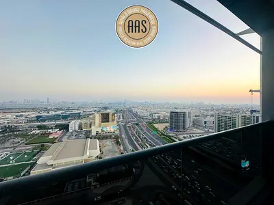 Burj khalifa View --- 1/Month free offer available/// Huge size brand new building... 2/Bhk with Maid room... Gym.pool&kids play area Near metro station