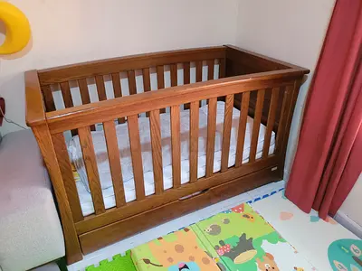 Mamas  Papas Ocean Solid Oak cot bed