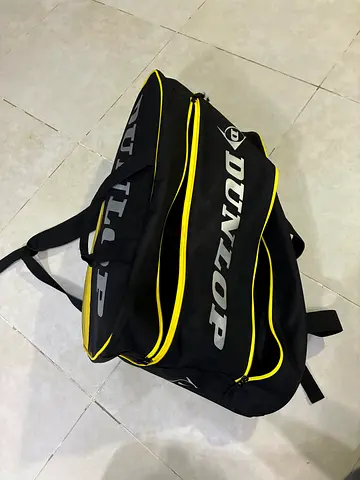 Dunlop Club Series Tennis Racket Bag – Black/Yellow