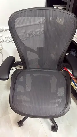 We are Selling Remastered Herman Miller Aeron Chair Fully loaded Size C Graphite finish