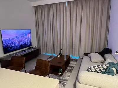 Sofa, Curtains, coffee table  Tv unit