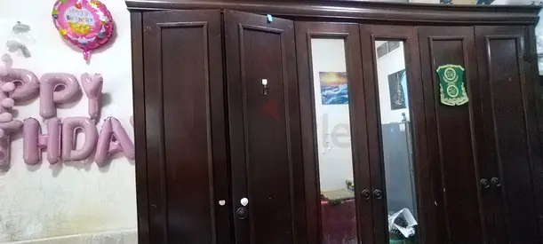 Solid wood 6 doors Almirah