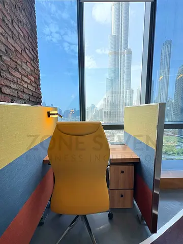 PRIVATE DESK | BURJ KHALIFA VIEW | NO COMMISSION