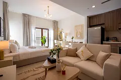 Elegant Studio Retreat | Yas Golf Serenity | 20% Off