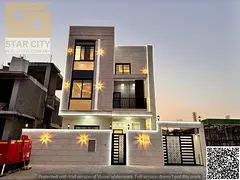 🏡 Modern Luxury Villa for Sale in Al Zahia 2 – Ajman | 6 Master Bedrooms + Private Pool + Rooft