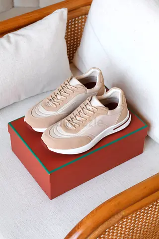 Loro Piana Beige casual sneakers