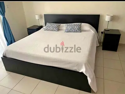 Malam queen size bed 160/200cm bed with 2 storage drawers underneath and Ikea mattress is available