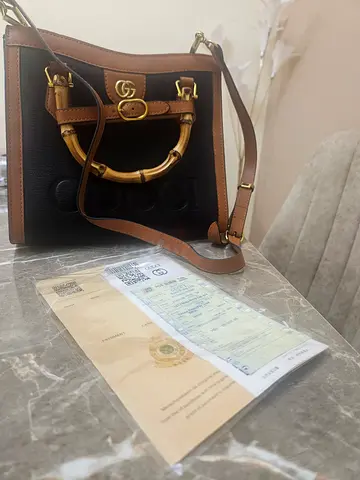 Gucci Diana Bamboo Handle Tote Bag