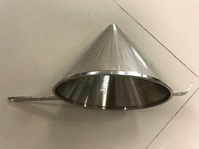 Large Stainless Steel Cone Strainer / Steamer Basket