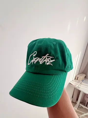Corteiz Script Logo Green Cap CRTZ Hat Rare