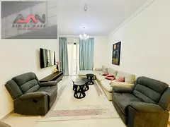 Spacious fully furnished 2bhk for rent with Maid Room