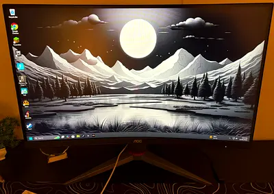 AOC 27” Curved 240Hz Gaming Monitor | Full HD 1080p | Excellent Condition