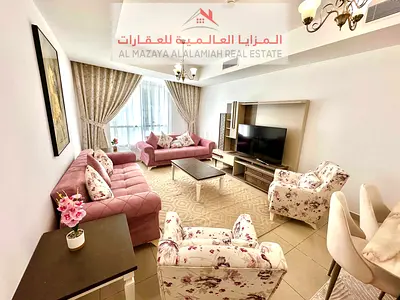 شهري - غرفة وصالة - التعاون - الشاطي2 - فرش ديلوكس - مع انترنت - 2 حمام - 2 بلكونة .
