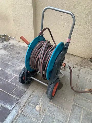 Garden AquaRoll S Hose Trolley Set Mobile garden hose reel trolley with 20m hose