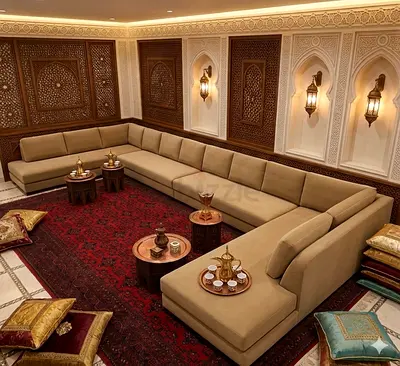 Modern Arabic Majlis carpet 3x4 Afghan hand knotted carpet wool rug living room carpet