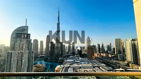 Full Burj &amp; Fountain Views | Fully Furnished &amp; Equipped | Luxury 3-Bedroom Apartment