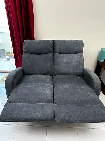 5 seater fabric recliner sofa