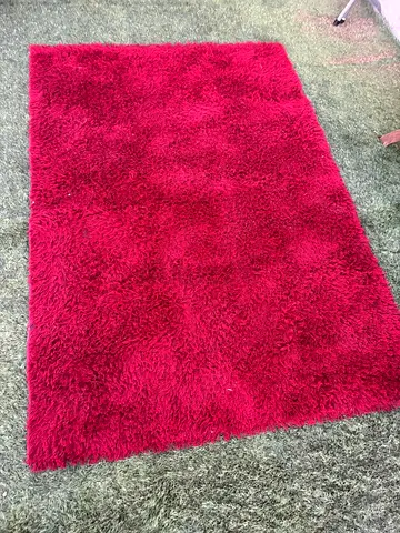 Vibrant Red $%! Area Rug